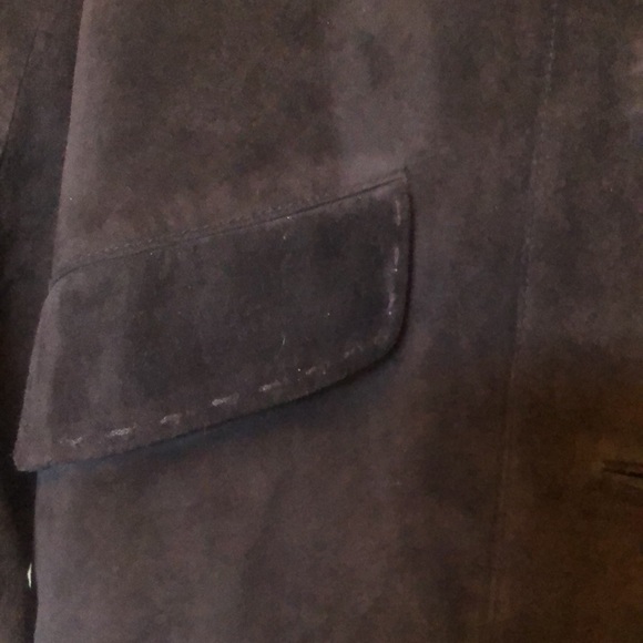 Eddie Bauer washable suede jacket never worn - Picture 2 of 8